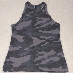 Old Navy Gray Camo Tank Top